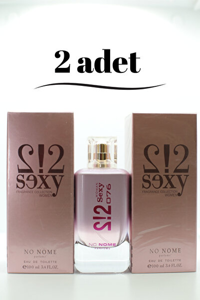 NO NOME 076 212 Sexy Kadın Parfümü 100 ml Edt 2 (İKİ) Adet