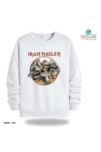 Gölge Store Infinite Rock Spirit: Metallica Image Sweatshirt Now in Stock |   Crew Neck Unisex Slimfit