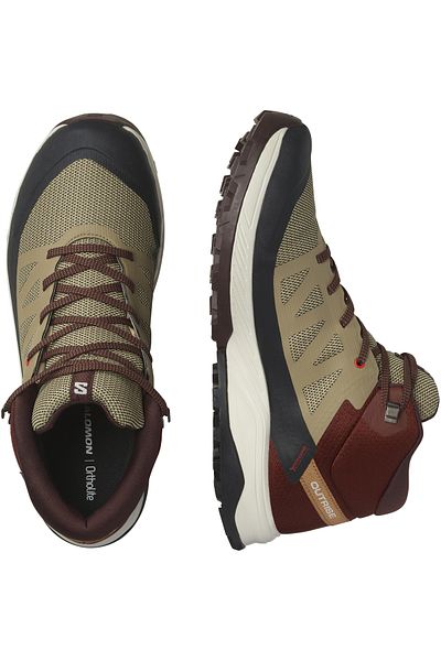 Salomon Pánské trekingové boty Salomon Outrise Mid Gtx Beige