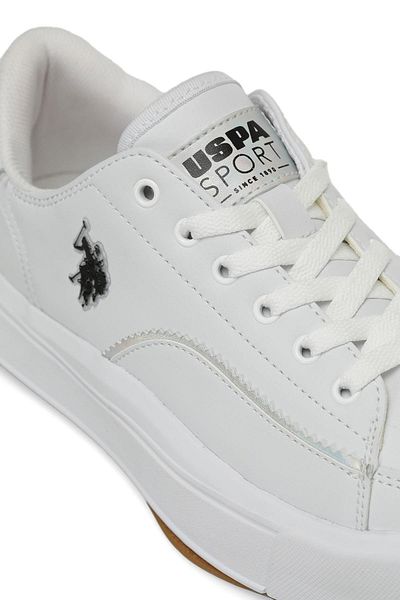 U.S. Polo Assn. Ginger 4Pr White Women's Sneaker - Comfortable Design