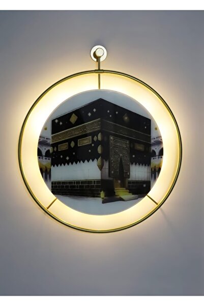 Wallover Design Metal Çerçeveli Kristalize Cam Özel UV KALİTE Baskı Kablosuz Ledli KABE Temalı Tablo