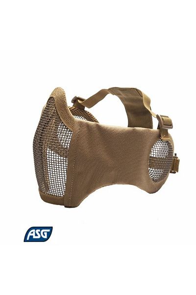 ASG Tan Desert Airsoft Mask - with Ear and Mouth Protection - 19234
