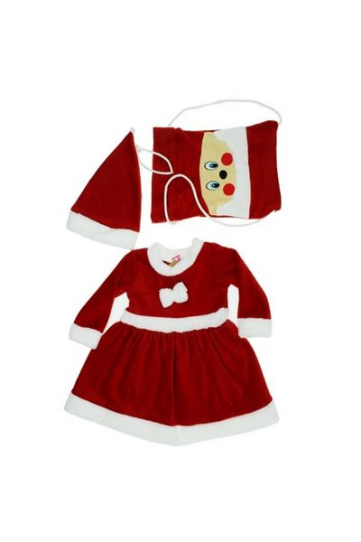 Noel Aytex Girl's New Year's Outfit with Bag