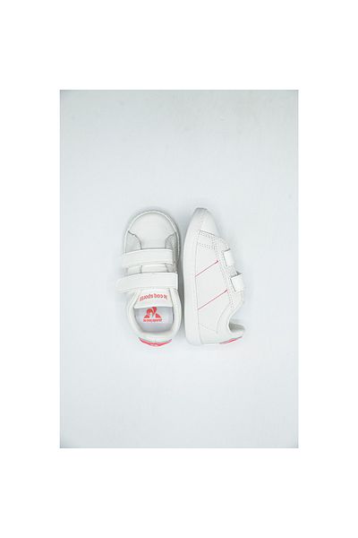 Le Coq Sportif Le Coq Sportif Courtclassic Dětské a dívčí tenisky - Fluo, bílé, dětské