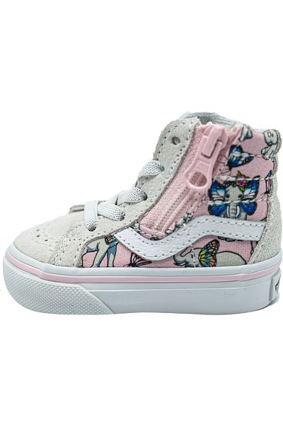 Vans Vans Sk8-Hi Reissue - boční zip, růžové, dětské tenisky