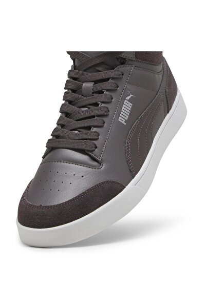Puma Pánské boty Puma Shuffle Mid Fur, šedé