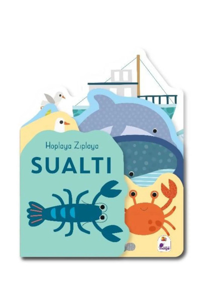 İndigo Çocuk Okul  Öncesi Hoplaya Zıplaya - Sualtı 8 sayfa - Sert kapak