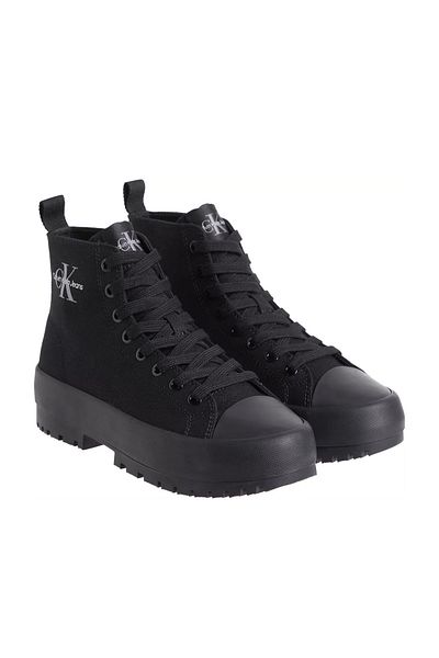 Calvin Klein Black Women's Hybrid Lugged Sneakers