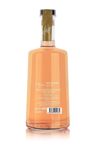 DAYE HATUN Kırmızı Alıç Sirkesi / Hawthorn Vinegar (Doğal Fermente Canlı Sirke / Naturally Fermented / 500 Ml)