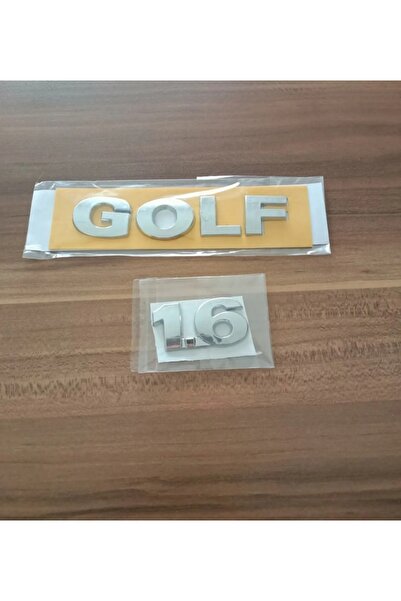 Passenger Car Oto Yedek Parça GOLF 1.6 BAGAJ YAZISI TAKIM 2Lİ GOLF 1.6 YAZI G...