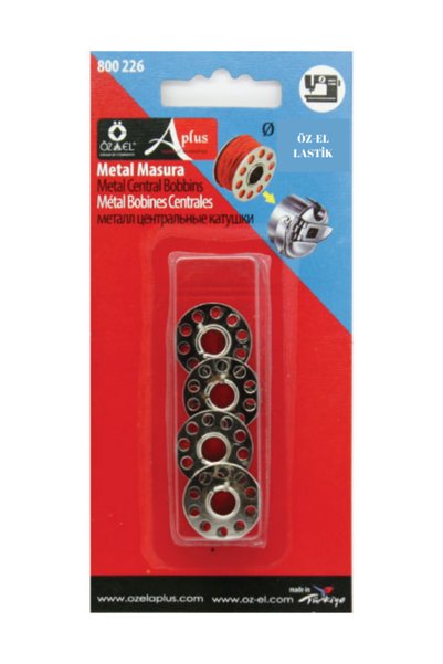ÖZ-EL AŞ Ev Tipi  Metal Mini Masura ve Makara, Çok amaçlı Masura, 4 adet 800 226
