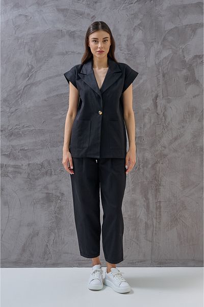 SHUGAA Women's Premium Linen Jacket Suit