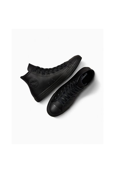 converse Unisex kožené tenisky Converse Chuck Taylor HI – černé