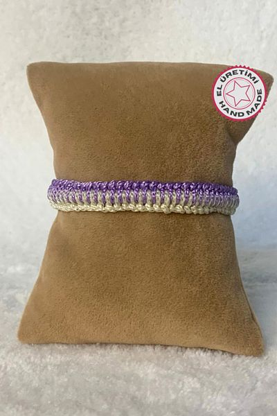 Uretti - Tuğba 9352 Hand Knitted Macrame String Girl's Bracelet