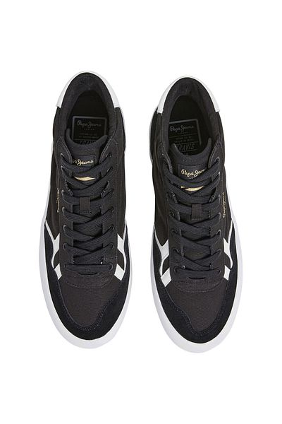 Pepe Jeans Pánské sportovní boty Pepe Jeans Travis City Black