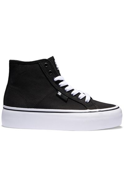 DC Shoes Manuální Hi Platform Sneakers - Černé dámské boty na vysokém podpatku