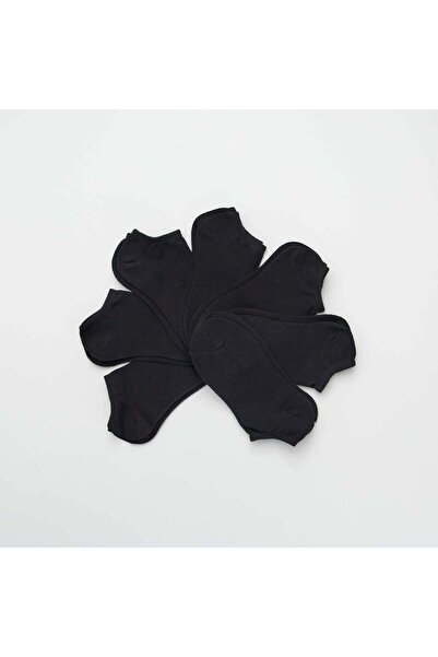 KIABI Pack of 7 pairs of trainer socks Black