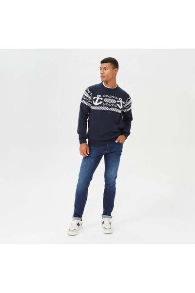 Nautica ERKEK MAVİ DENİM PANTOLON