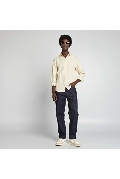 KIABI Linen-blend shirt WHITE