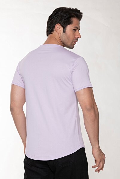 BlackHorn Men's Wide Neck 100% Cotton Loose T-Shirt