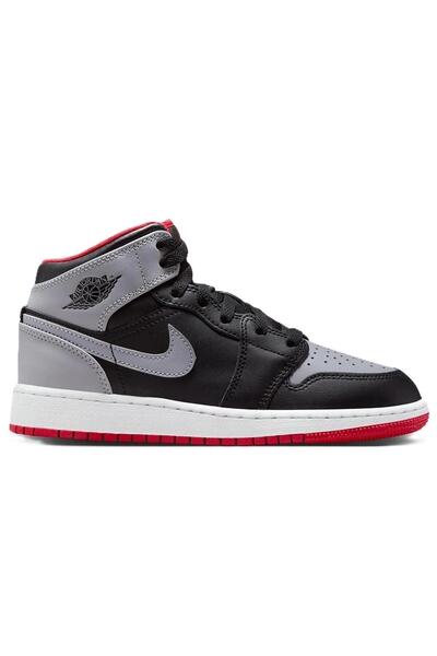 Nike Air Jordan 1 Mid Leather Unisex Sneaker Genuine Leather High Top Casual ...