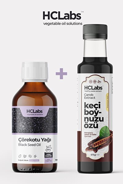 HCLABS Çörek Otu Yağı 100 ml + Keçiboynuzu Özü 675 Gr