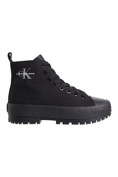 Calvin Klein Black Women's Hybrid Lugged Sneakers