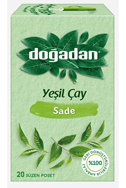 Doğadan دوغادان شاي أعشاب شاي أخضر سادة 20 عبوة - 12 قطعة
