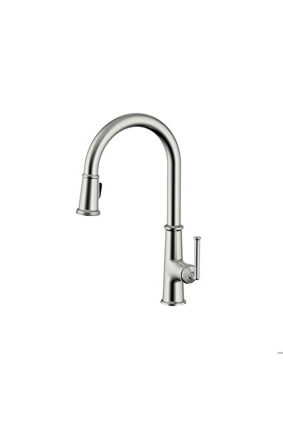 Creavit Retro Sipralli Nikel Mutfak Eviye Armatürü RE8900