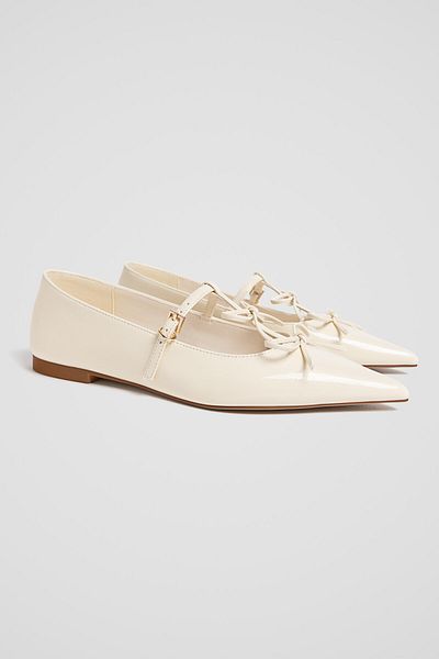 Stradivarius Ballet flats with bow details