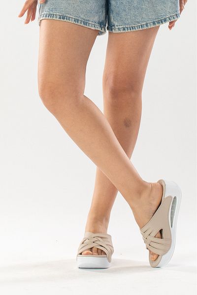 POLOMİA Hanne Orthopedic Anatomical Air Sole Massage Technology Μαλακές άνετες καθημερινές γυναικείες παντόφλες
