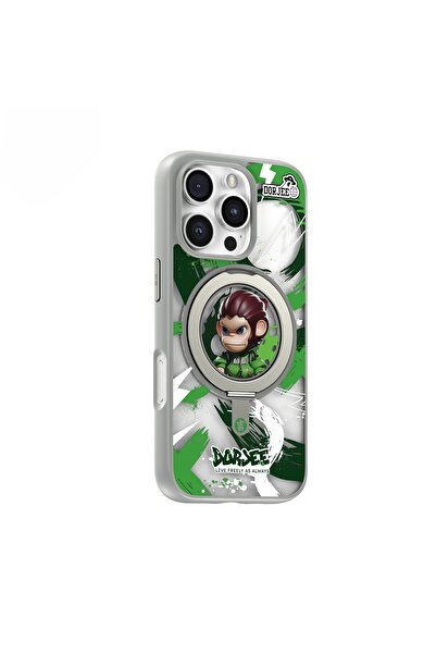 BLUEO iPhone 16 Pro Max Uyumlu Dorjee Skin Friendly 360 Rotatable Magsafe Sta...