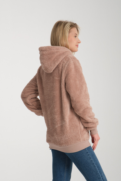 GRODYT GRODY.T  Unisex kapüşonlu sweatshirt peluş