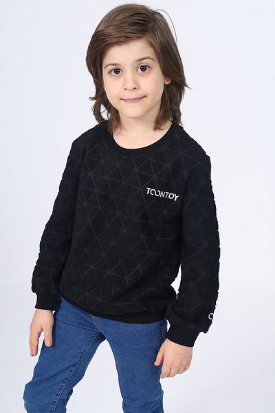 Toontoy Unisex Kids Embroidered Sweatshirt