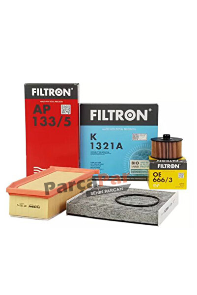 FILTON Renault Clio 4 2012-2018 0.9 tCe 1.2 tCe Periyodik Yağ Bakım Filtre Seti