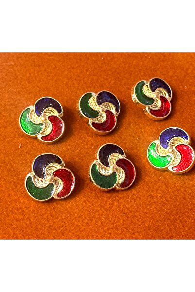 ODDA TASARIM ATÖLYESİ Çicek desen italyan tasarım renkli metalize(plastik) ka...