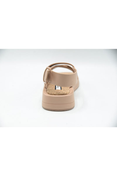 Pepe Jeans Pepe Jeans Béžové dámské letní blokové sandály