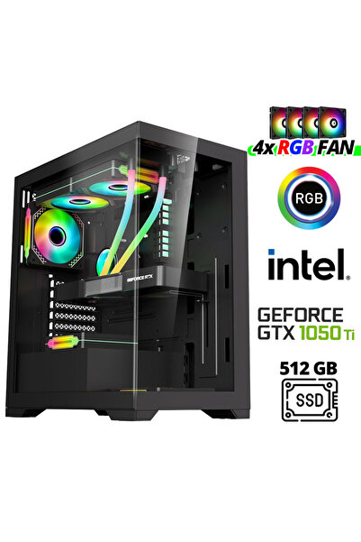 XASER Xsr983 i7 4770 16GB Ram 512GB SSD 4GB GTX1050 Ti Ekran Kartı Masaüstü O...