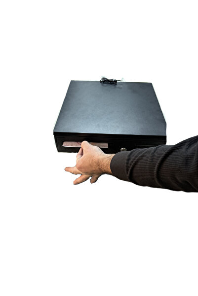 Hyper Metal Para Çekmecesi Büyük Boy Elektronik Yazar Kasa 5 Adet Banknot 5 Adet Madeni Para Gözlü