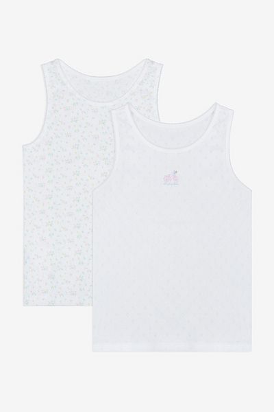 Penti Girl's Tiny Flowers 2-Piece Multicolor Tank Top