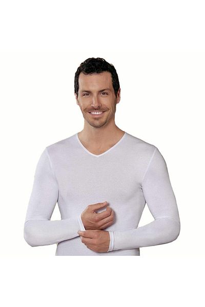 Şahinler 6 Pieces Men's Lycra V-Neck Undershirt Undershirt E074