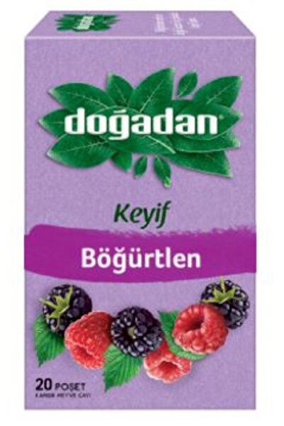 Doğadan دوغادان شاي أعشاب التوت الأسود 20 عبوة - 12 قطعة