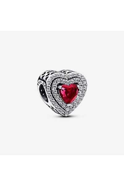 Pandora Işıltılı Kademeli Kalp Charm 799218C02
