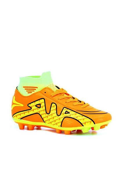 Twingo Men's Crampons with Comfortable Useful Socks Astroturf Field Shoes Orange