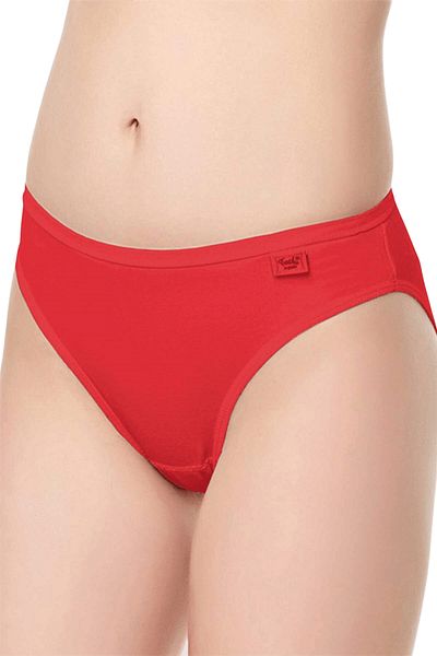 Nana & Mayka Moda Tutku 6-Piece Women's Bikini Slip Panties - Elastane Cotton Combed Cotton, Solid Cut S-M-L, 715
