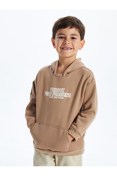 LC Waikiki Lcwk Hooded Printed Boys' Sweatshirt