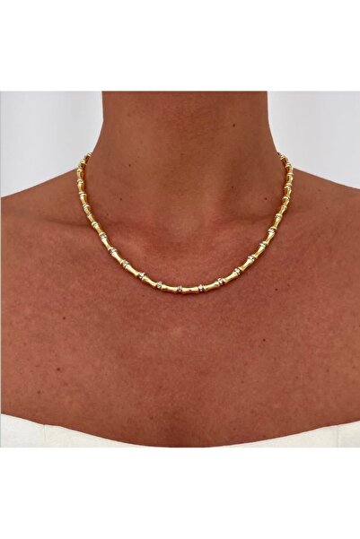 Vitastyle ÇİFT RENK DORİKA ÇUBUK LEYLA AVUKAT SERENAY KOLYE