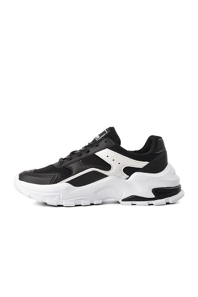 WALKWAY Black-white Women's Sports Shoes
