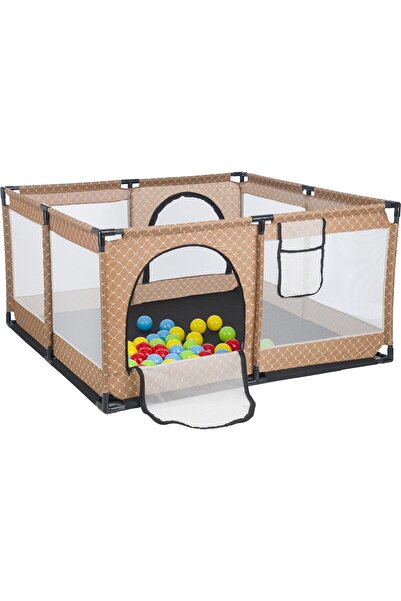 Mimma Baby Lia Icon Oyun Alanı, Oyun Evi Ve Çatılı 120*120 Ebatı Oyun Parkı