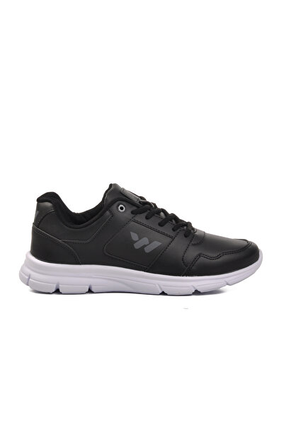 WALKWAY Black-white Men's Sports Shoes